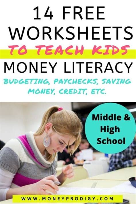 14 Free Financial Literacy Worksheets Pdf Middle High Financial Math Worksheets High School - Financial Math Worksheets High School