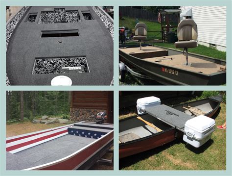 14' Aluminum Boat Modification. Years ago I purchased a 14 foot aluminum semi-v bottom boat and trailer. Ive grown bored of its basic design and decided that my new project is to mod the thing up. The following is a list of goals i plan to achieve on the boat over the next few weeks. Paint trailer as well as boat.. 