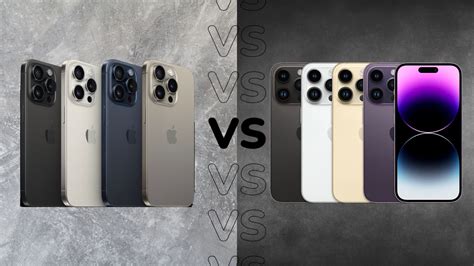 14 pro vs 15 pro. Oct 6, 2023 ... In terms of image quality, the main difference here is that with the iPhone 15 Pro Max you can shoot at 5x, rather than the 3x maximum that the ... 