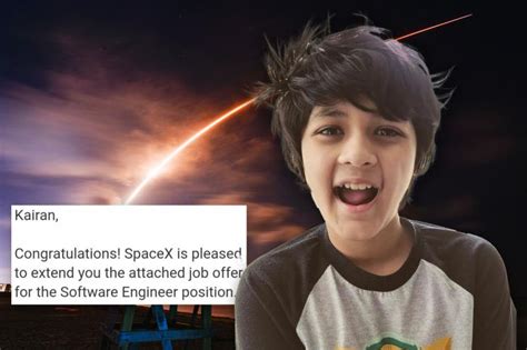 14-year-old college grad hired by SpaceX