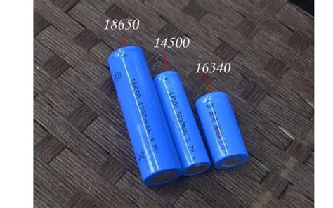 14500 battery vs 18650