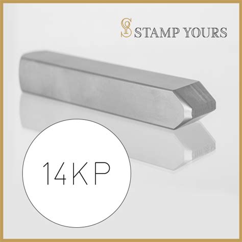 Sometimes the karat stamp will be followed by other letters such as P, GP, HGE, RGP, and GF. These stamps mean: P after the stamp like "14KP" means 14 Karat plumb. The reason this is marked this way is to tell you that there is exactly 58.5% gold in the item. Not all 14 karat pieces are plumb 14 karat.. 