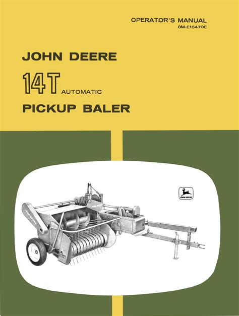 Full Download 14T John Deere Baler Manual 