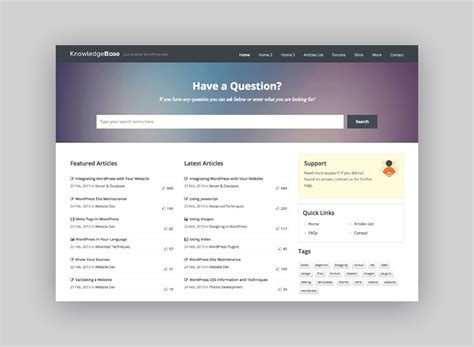 15+ Best KnowledgeBase WordPress WikiStyle Themes