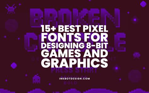 15+ Best Pixel Fonts For Designing 8Bit Games And Graphics