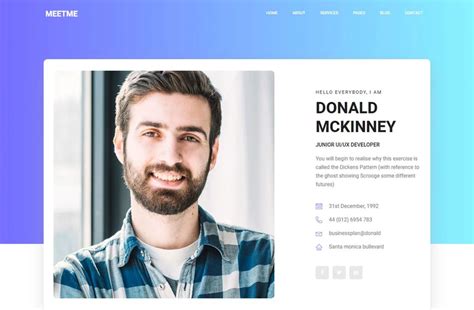 15+ Bootstrap User Profile Page Design Examples OnAirCode