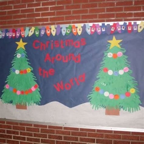 15+ Christmas Bulletin Board Tutorials and Ideas Guide Patterns