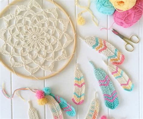 15+ Crochet Dream Catcher Patterns and Tutorials 2017 Crochet