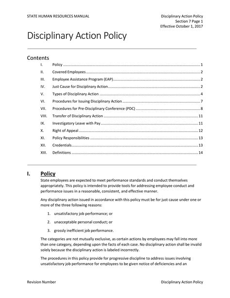 15+ Disciplinary Action Policy Examples PDF Examples