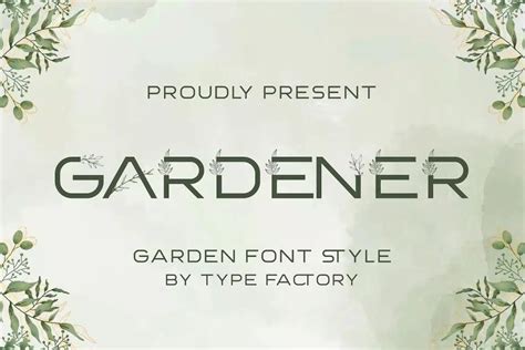 15+ Garden Fonts for Blossoming Designs - JUST™ … - muktibox.com