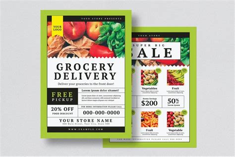 15+ Grocery Flyer Template PSD Download Graphic Cloud