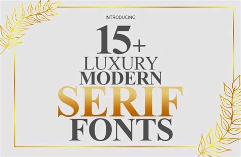 15+ Luxury Modern Serif Fonts For Graphic Designers - muktibox.com