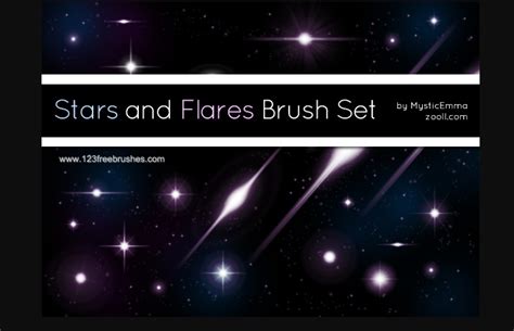 15+ Lens Flare Brushes ABR Free Download - Graphic Cloud