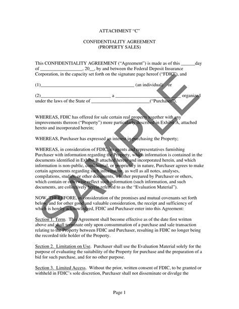15+ Real Estate Confidentiality Agreement Examples DOC, PDF Examples