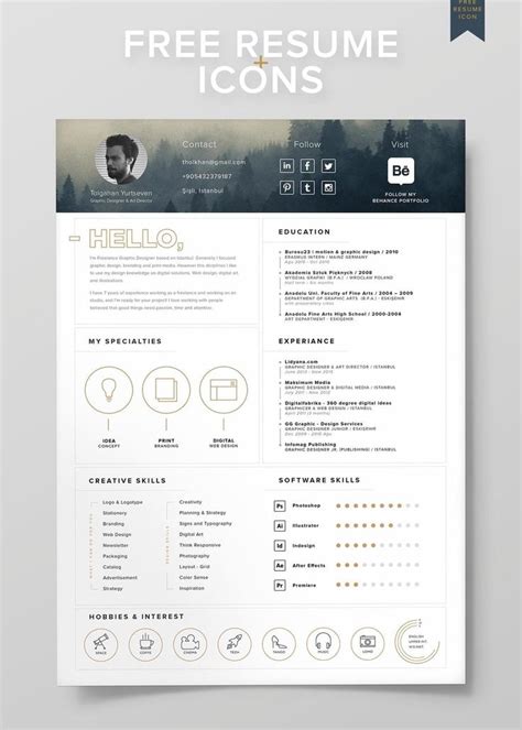 15+ Visual CV & Resume Templates (Download for Free)