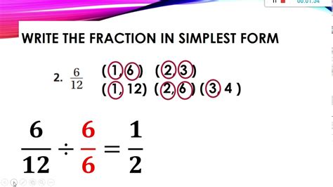 The simplest form of 9 / 15 is 3 / 5. Steps to simplifying 