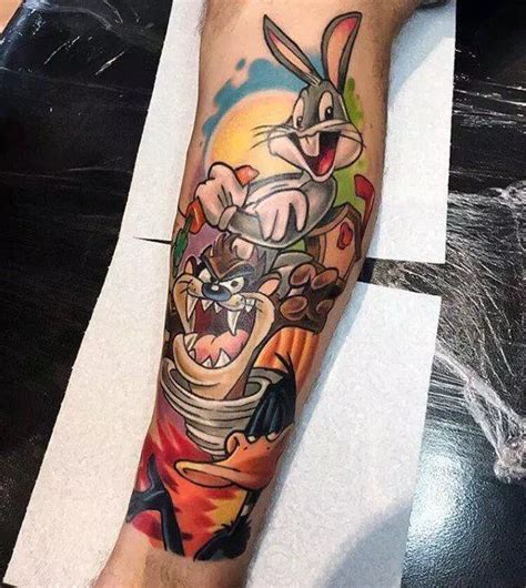 15 Amazing Cartoon Character Tattoo Ideas