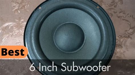 15 Best 6 Inch Subwoofer of 2024 - Consumer Report