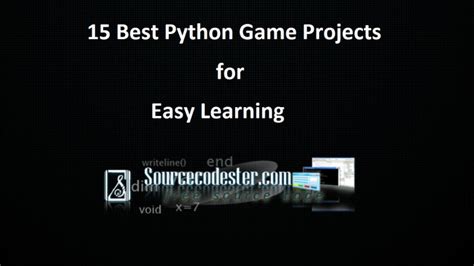 15 Best Python Game Project Ideas for Easy Learning SourceCodester