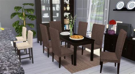 15 Best Sims 4 Dining Room CC & Mods Furniture Sets & More