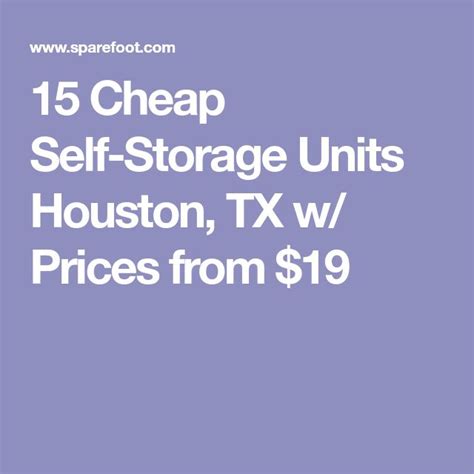 15 Cheap Storage Units in Fort Worth, TX (From $19) - Sparefoot