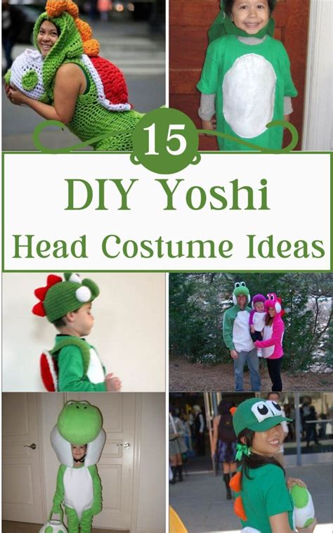 15 DIY Yoshi Costume Ideas For Everyone - Craftsy