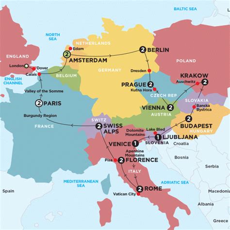 15 Day Tour of Northern Europe From Budapest Backpacker Deals