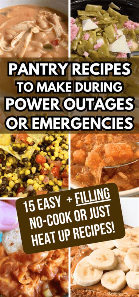 15 Easy Pantry Recipes For Emergencies Or Power Outage Cooking - raincitystudios.com