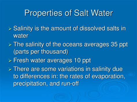 15 Facts About Salt Water - muktibox.com