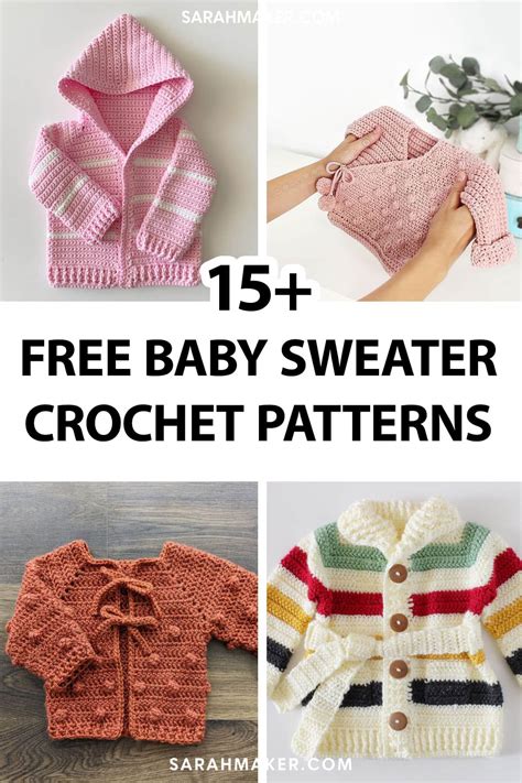 15 Free Baby Sweater Crochet Patterns - The Spruce …