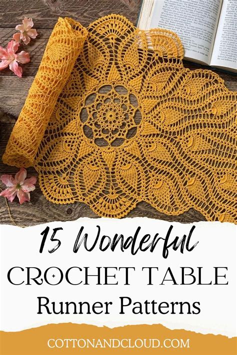 15 Free Crochet Table Runner Patterns And Designs