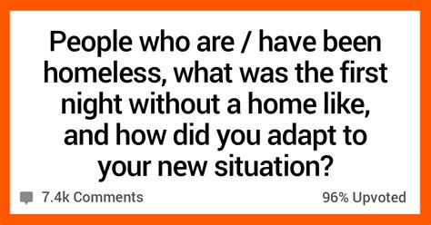 15 Homeless People Share Stories About Their First Night