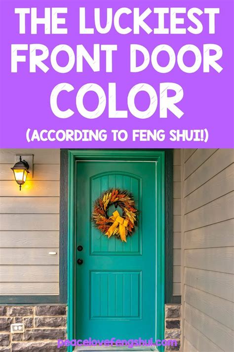 15 Hottest Front Door Colors Meaning In Feng Shui For …