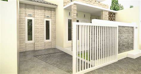 15 Inspirasi Model Pagar Rumah Tipe 36 Modern - raincitystudios.com
