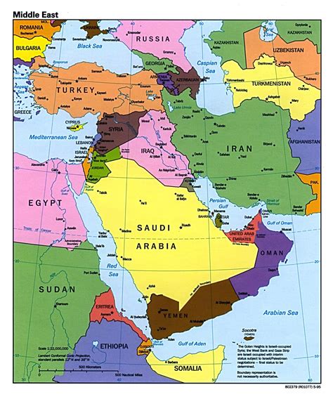 15 Largest Cities in the Middle East With a Map