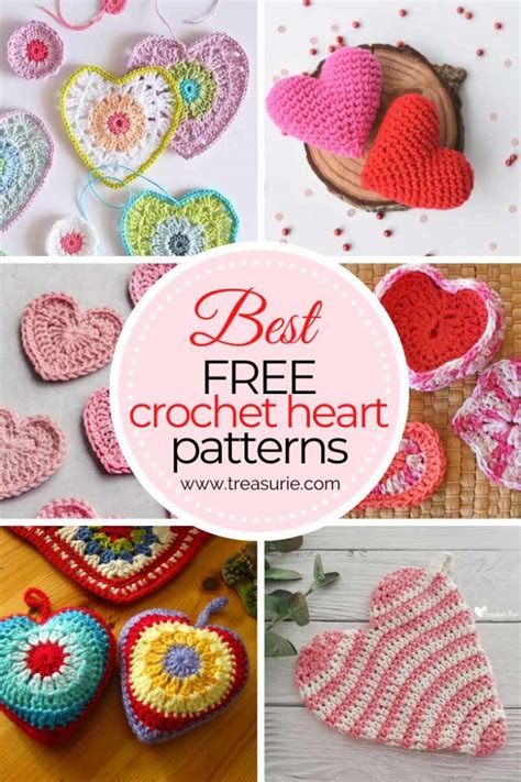 15 Lovely Free Crochet Heart Patterns