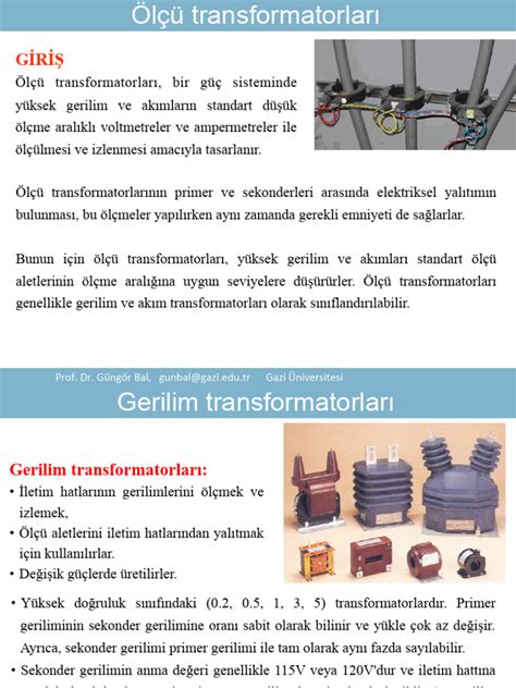 15 Olcu Trafolari PDF Scribd.