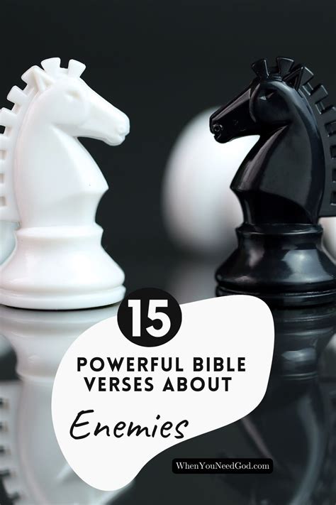 15 Powerful Bible Verses About Enemies (Dealing with them)