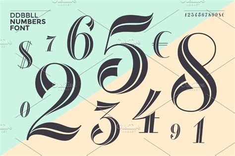 15 Practical Number Fonts To Display Numbers in Style HipFonts