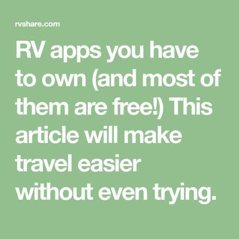 15 RV Apps You Just Have To Own RVshare