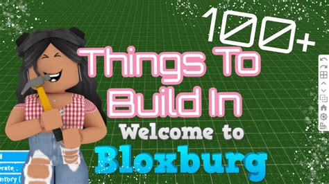 15 Things to BUILD other than HOUSES In Bloxburg Build Ideas ...