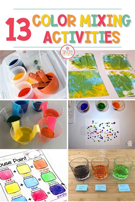 15 Color Mixing Activities For Preschoolers Color Activity For Preschoolers - Color Activity For Preschoolers