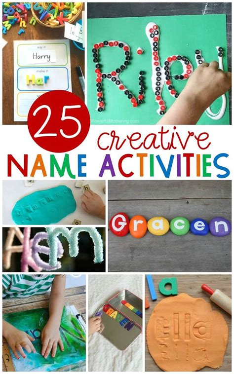15 Creative Amp Fun Name Activities For Preschool Creative Activities For Kindergarten - Creative Activities For Kindergarten