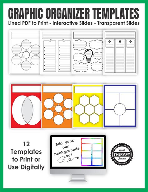 15 Different Types Of Graphic Organizers For Education Graphic Organizer For Writing - Graphic Organizer For Writing