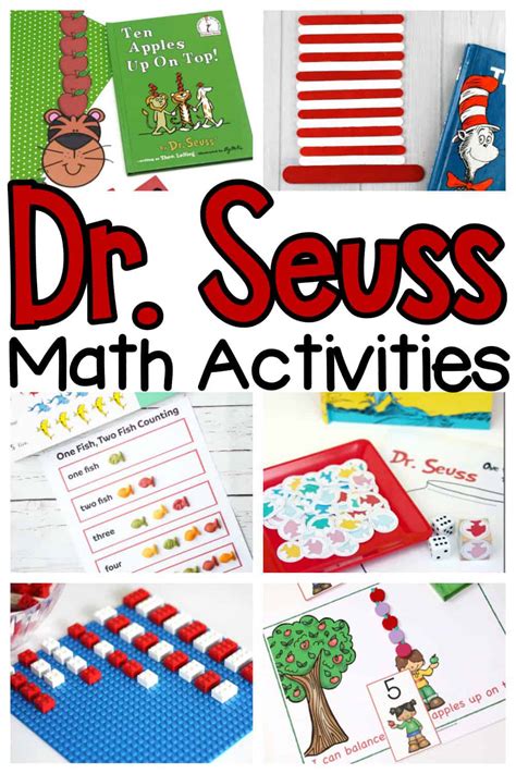 15 Engaging Dr Seuss Math Activities For Young Dr Seuss Activity For Kindergarten - Dr.seuss Activity For Kindergarten