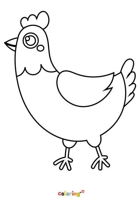 15 Exceptional Chicken Coloring Pages For Creativity And Chicken Coloring Pages For Adults - Chicken Coloring Pages For Adults