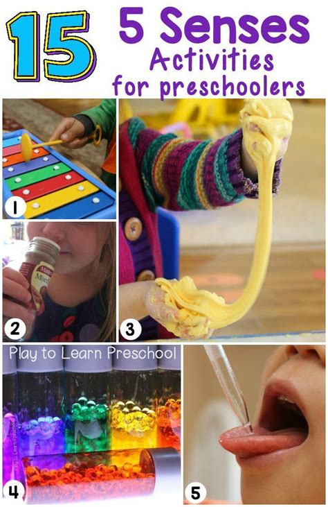 15 Fabulous Five Senses Activities For Preschoolers Play 5 Senses Activity For Kindergarten - 5 Senses Activity For Kindergarten