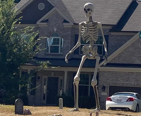 12-Foot Giant-Sized Skeleton. Home Depot. $299. See on Home Depot. Along with the giant skeleton, Home Depot is dropping even more oversized goodies to get you in the holiday spirit a few months ...