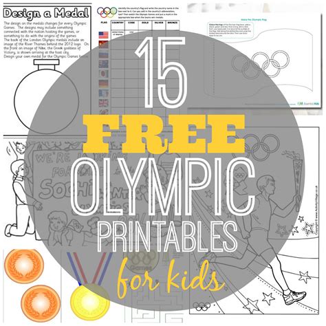 15 Free Olympic Printables For Kids Classy Mommy Olympic Math Worksheet - Olympic Math Worksheet