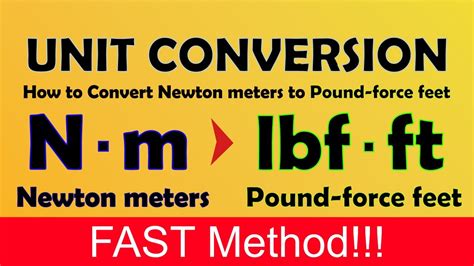 Use this page to learn how to convert between newton meters and foot pounds. Type in your own numbers in the form to convert the units! Quick conversion chart of N-m to ft-lbf. 1 N-m to ft-lbf = 0.73756 ft-lbf. 5 N-m to ft-lbf = 3.68781 ft-lbf. 10 N-m to ft-lbf = 7.37562 ft-lbf.. 